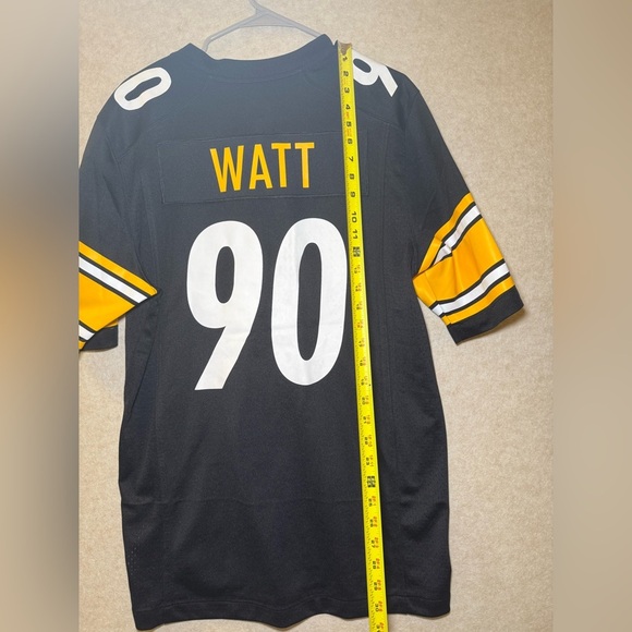 Pittsburgh Steelers T.J. Watt Nike Black On Field Game Jersey, Men's Size M - Picture 9 of 13